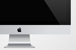 Vector iMac 27 for Sketch 3